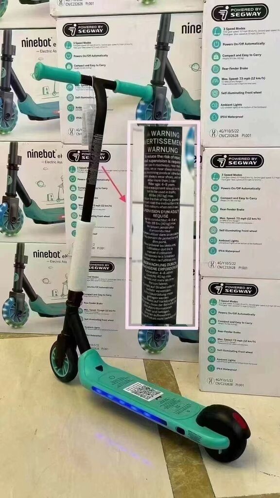 Xe scooter điện Xiaomi Segway eKickScooter ZING A6 cho trẻ em - ảnh 1